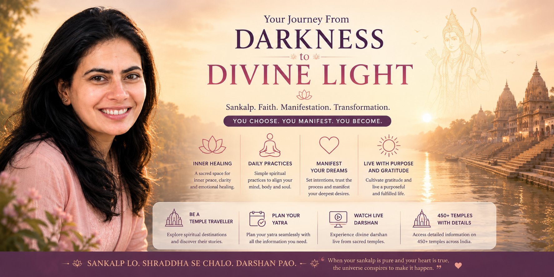 DivyaDarshanam - Your Journey from Darkness to Divine Light
